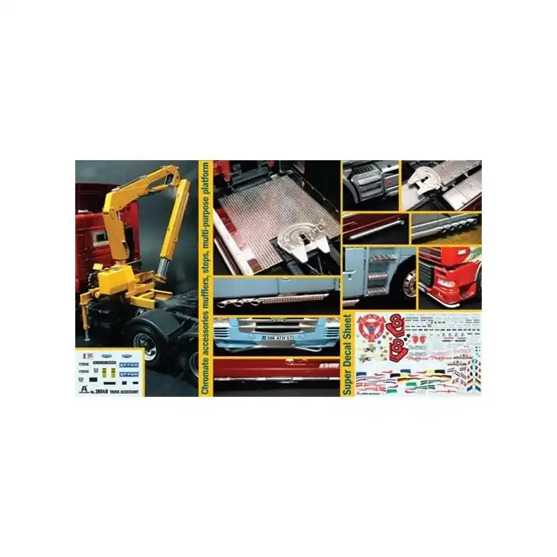 ITALERI 3854 MAQUETTE ACCESSOIRES CAMIONS II 1/24 Nouvelle Collection