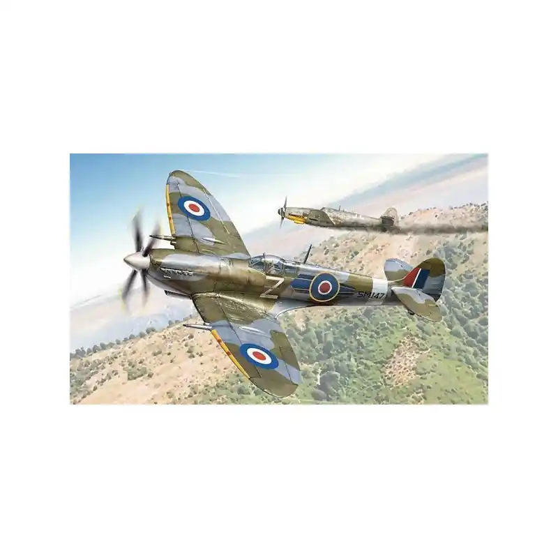 ITALERI 2804 MAQUETTE AVION SPITFIRE MK. IX DECORATION FRANCAISE INCLUSE 1/48 Paiement Sécurisé