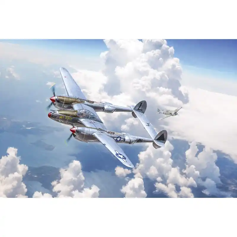 ITALERI 2834 MAQUETTE AVION P-38 J LIGHTNING 1/48 Satisfait Ou Remboursé