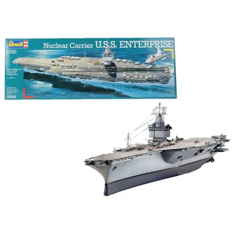 REVELL 05046 MAQUETTE BATEAU U.S.S. ENTERPRISE 1/720 Authentique