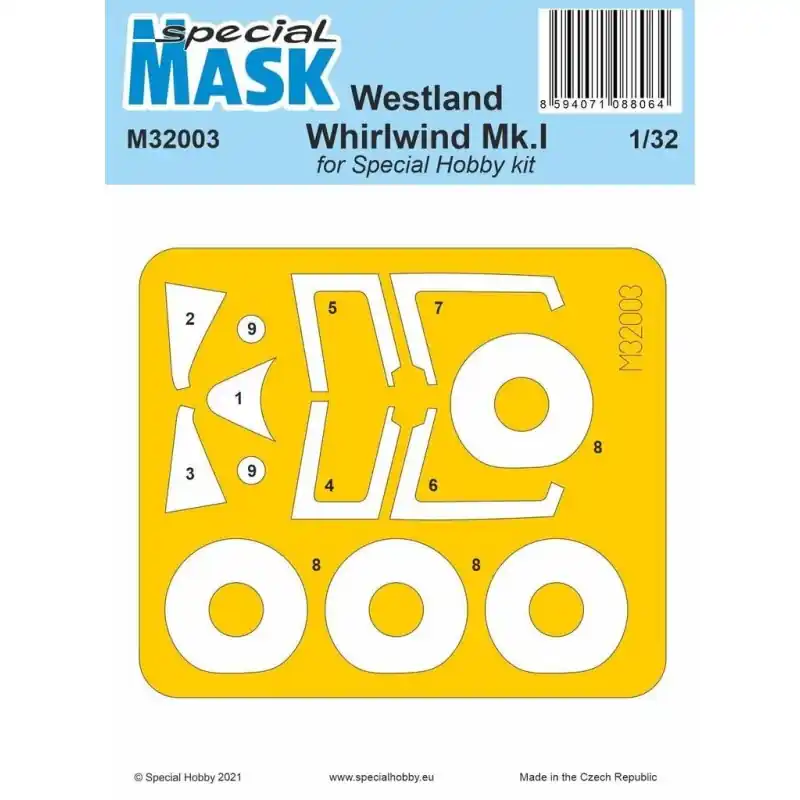 SPECIAL MASK M32003 WESTLAND WHIRLWIND MK.I 1/32 Affaire À Saisir