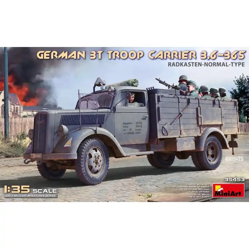 MINIART 35453 MAQUETTE L701 GERMAN 3T CARGO TRUCK 1/35 Solde