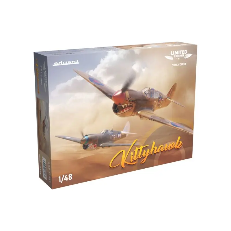 EDUARD 11187 LIMITED KITTYHAWK DUAL COMBO 1/48 Promotion Saisonnière