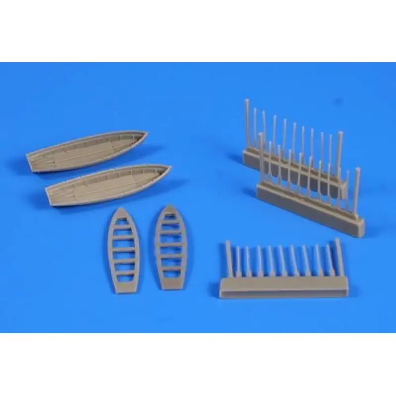 Prix Promo CMK 129-NS015 NAVAL SERIES 6 M CUTTER (2PCS) WITH PADDLES FOR TRUMPETER 1/200