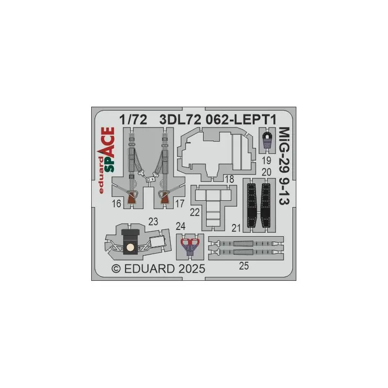 EDUARD 3DL72062 SPACE MIG-29 9-13 SPACE 1/72 Usine Directe