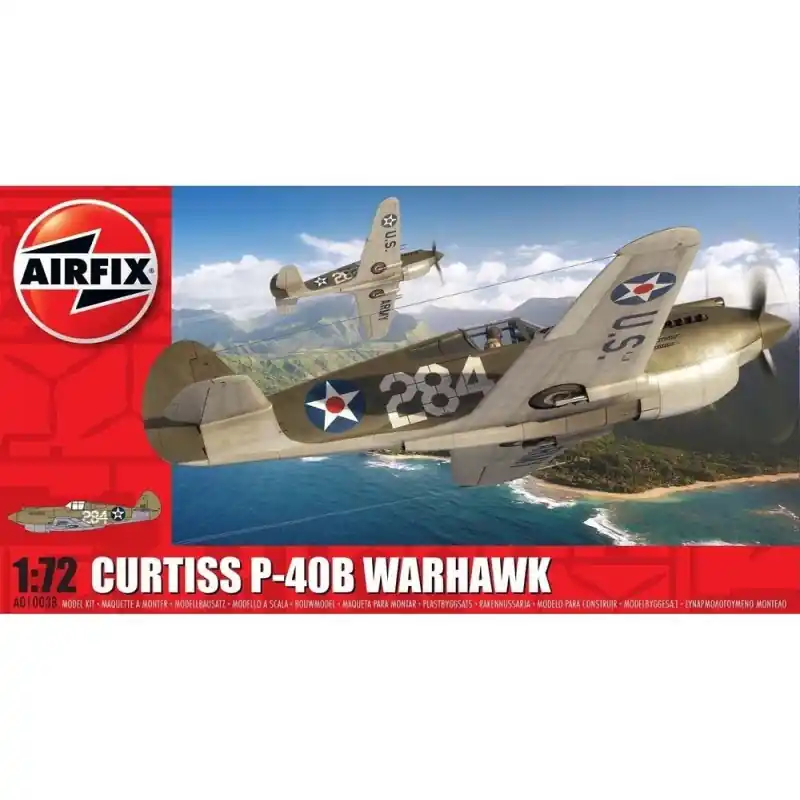 Prix Choc AIRFIX A01003B MAQUETTE CURTISS P-40B WARHAWK 1/72