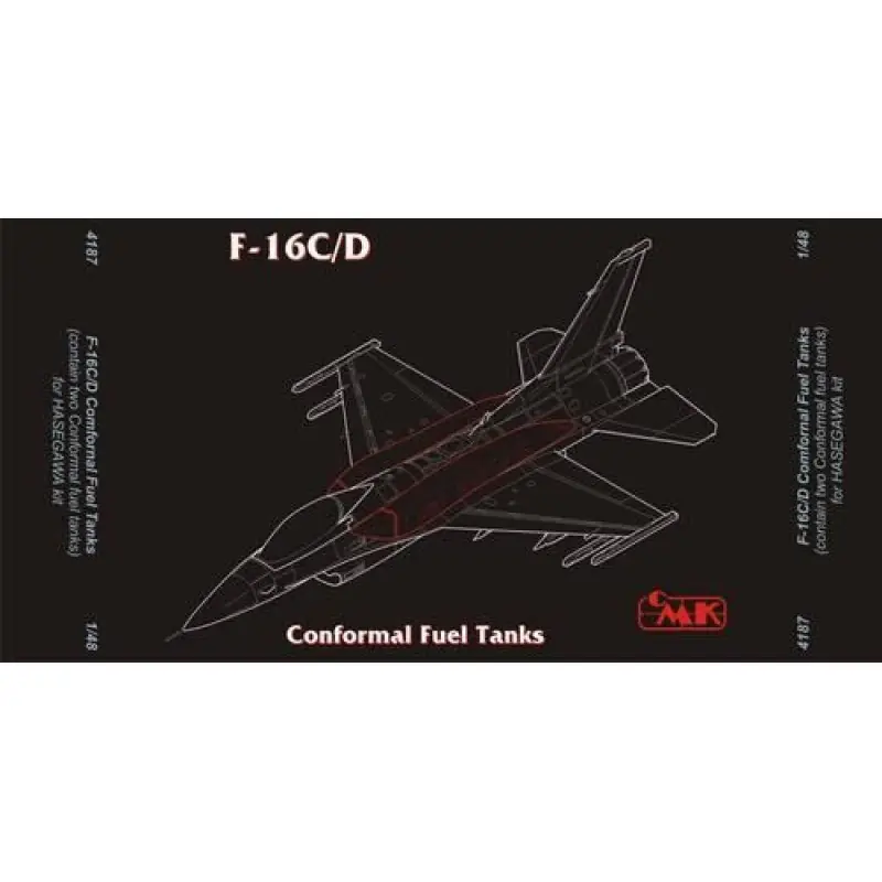 CMK 129-4187 F-16C FAST PACK  ARMAMENT SET FOR HAS 1/48 Prix Promo