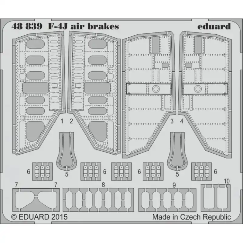 Achat Immédiat EDUARD 48839 PHOTODECOUPE AVION F-4J AIRBRAKES 1/48 (FOR ACADEMY KIT)