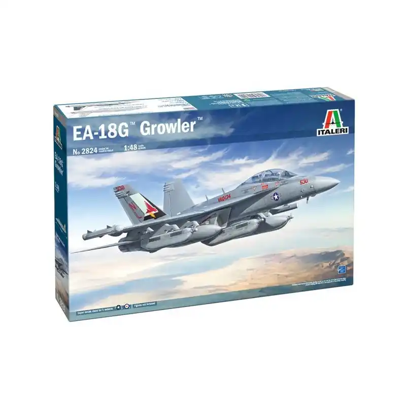 ITALERI 2824 MAQUETTE AVION BOEING EA-18G GROWLER 1/48 Jusqu'à Épuisement Des Stocks
