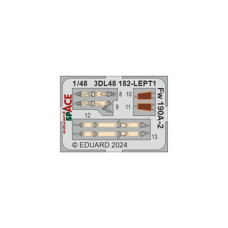 Vente Directe EDUARD 3DL48182 SPACE FW 190A-2 SPACE 1/48 (EDUARD)