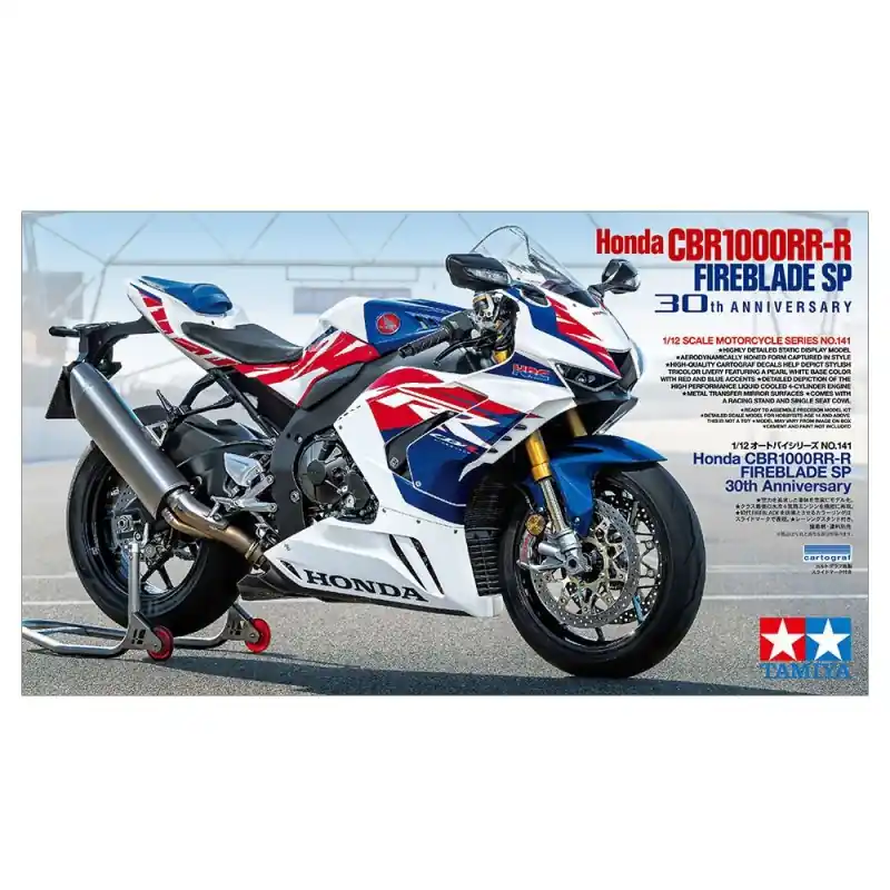 Nouvelle Collection TAMIYA 14141 MAQUETTE MOTO HONDA CBR1000RR-R FIREBLADE SP 30TH ANNIVERSARY 1/12
