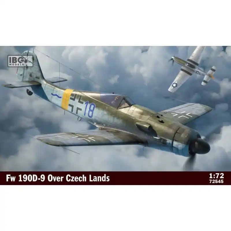 Offre Spéciale IBG 72545 MAQUETTE AVION FW 190D-9 OVER CZECH LANDS 1/72