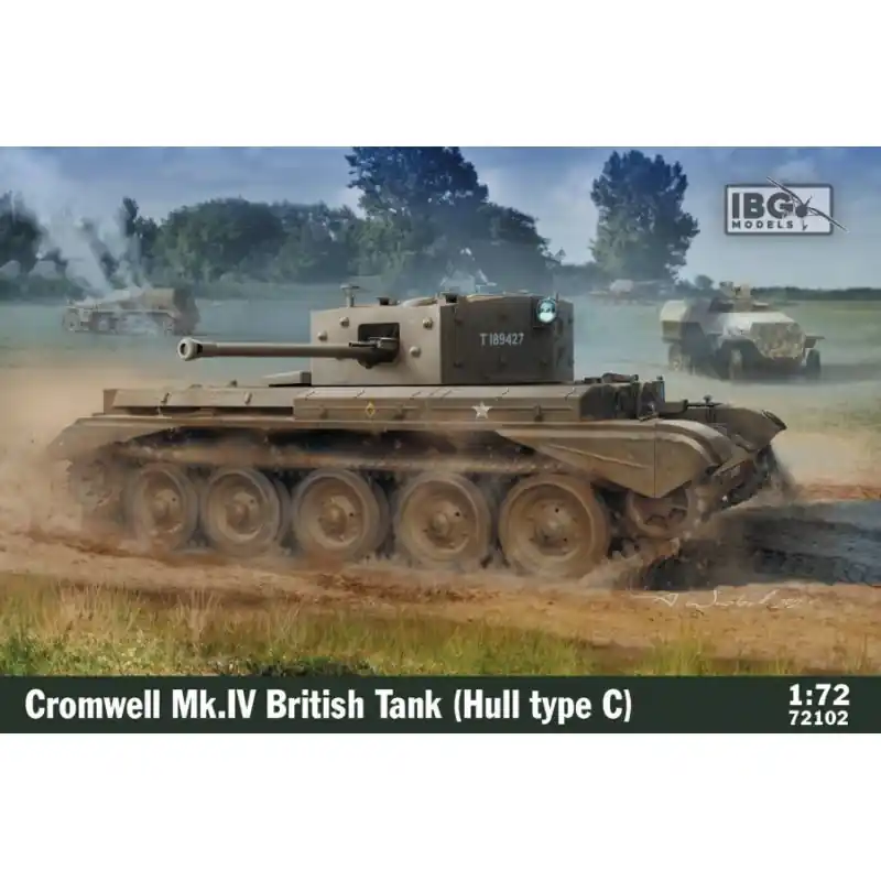IBG 72102 MAQUETTE MILITAIRE CHAR CROMWELL MK.IV BRITISH TANK (HULL TYPE C) 1/72 Produit De Marque
