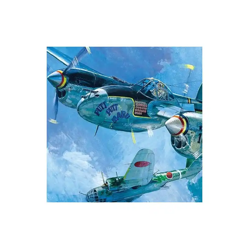 Offre Spéciale ACADÉMIE 12282 MAQUETTE AVION P-38 VERSION COMBINÉE 1/48
