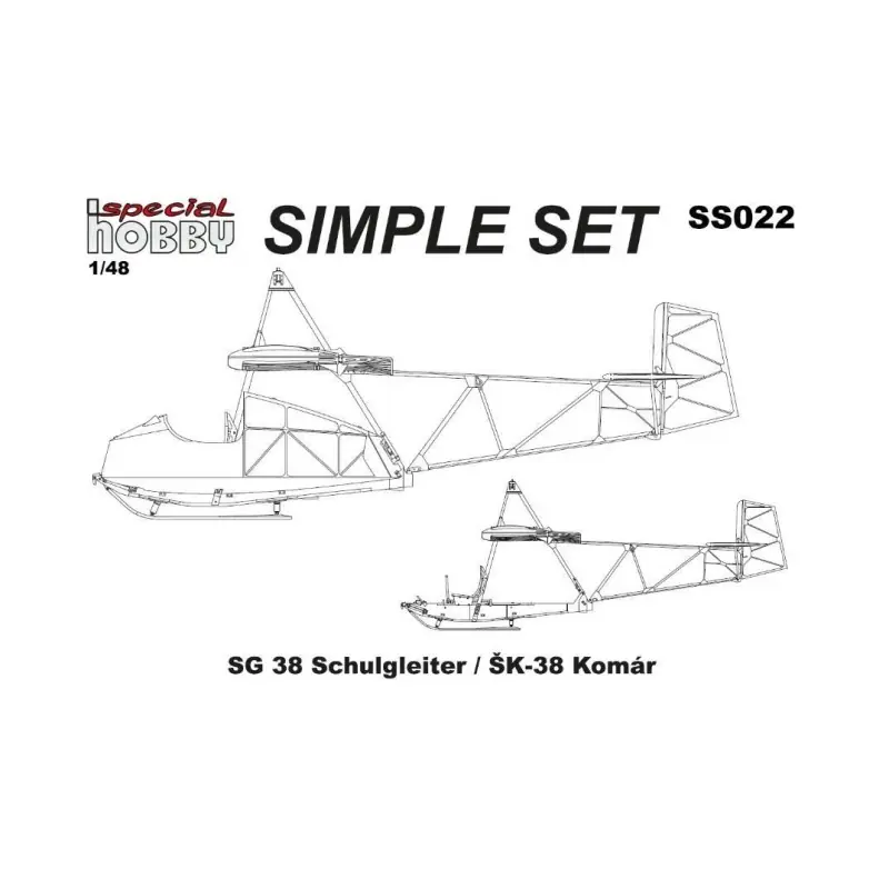 Dernière Chance SPECIAL HOBBY 100-SS022 SG-38 1/48 SIMPLE SET
