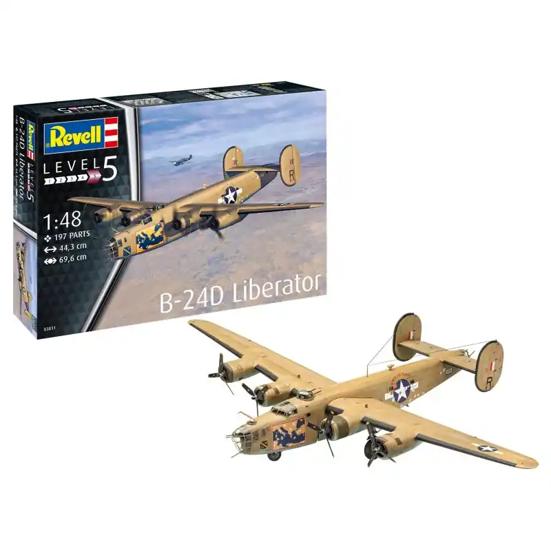 Offre Limitée REVELL 03831 MAQUETTE AVION B-24D LIBERATOR 1/48