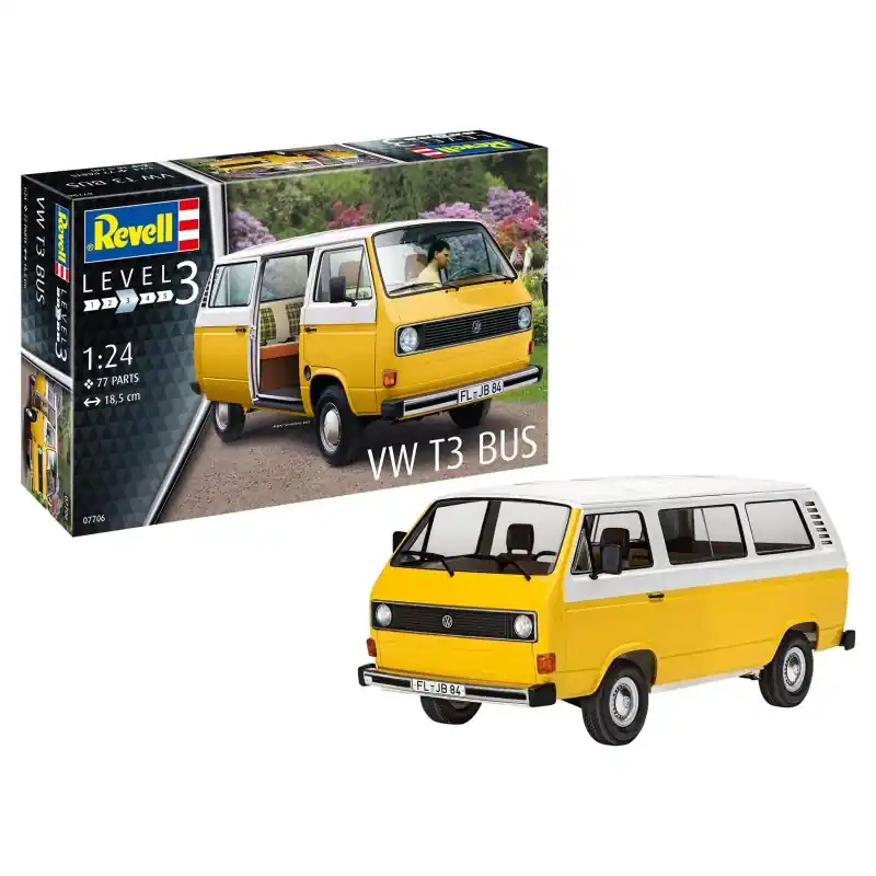Offre Du Jour REVELL 07706 MAQUETTE VW T3 BUS 1/25