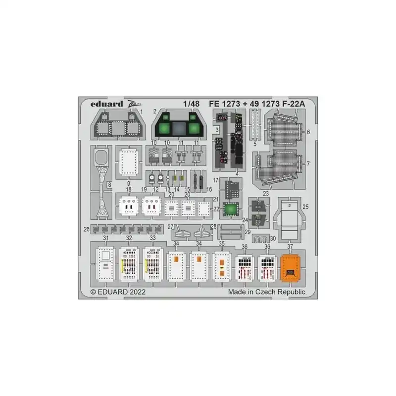 EDUARD 491273 F-22A (I LOVE KITS) 1/48 Offre Spéciale