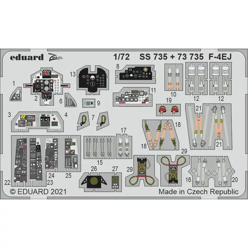 Acheter Direct EDUARD SS735 F-4EJ (FINE MOLDS) 1/72