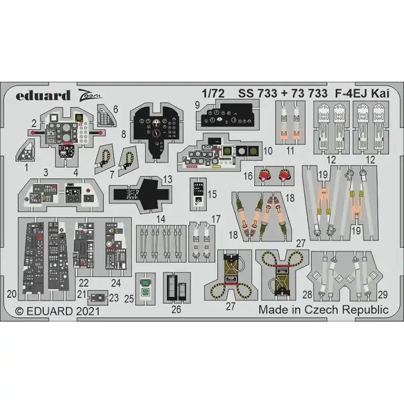 Vente Directe EDUARD SS733 F-4EJ KAI (FINE MOLDS) 1/72