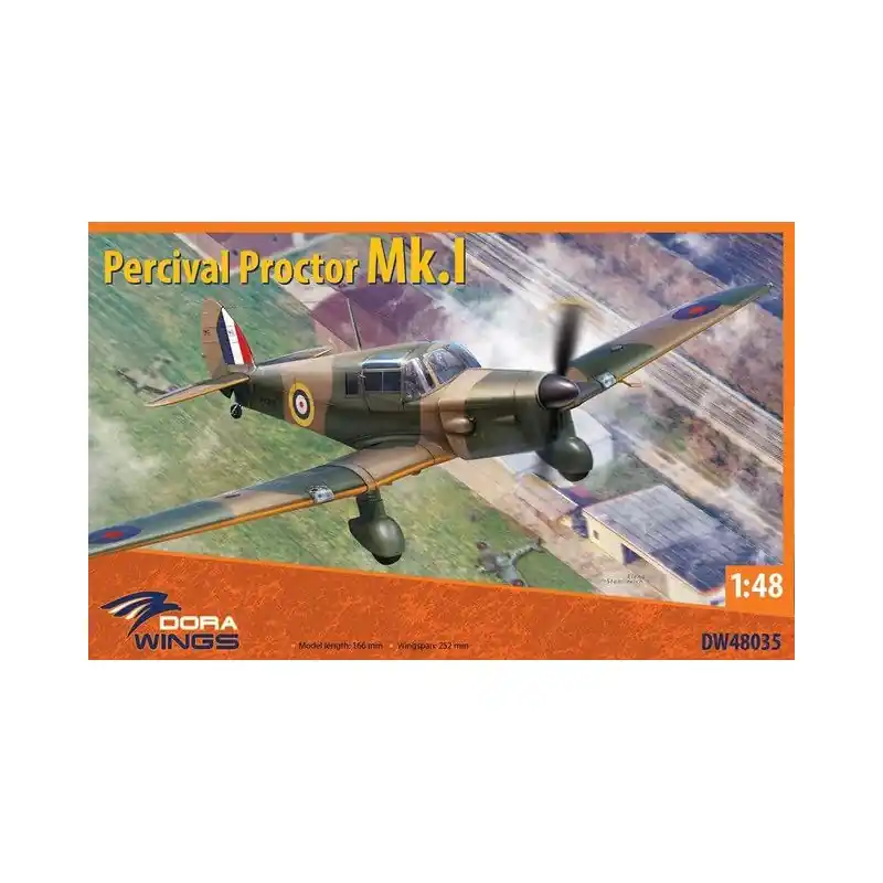 Achetez Aujourd'hui DORA WINGS DW48035 MAQUETTE AVION PERCIVAL PROCTOR MK.I 1/48
