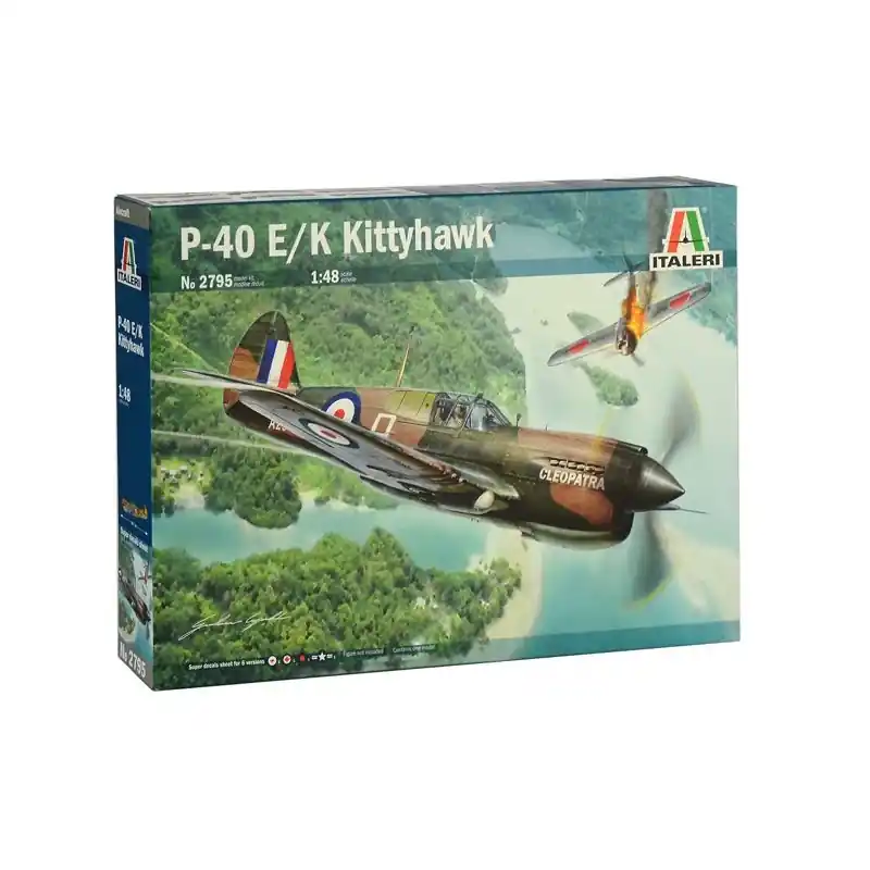 ITALERI 2795 MAQUETTE AVION P-40 E/K KITTYHAWK 1/48 Affaire À Saisir