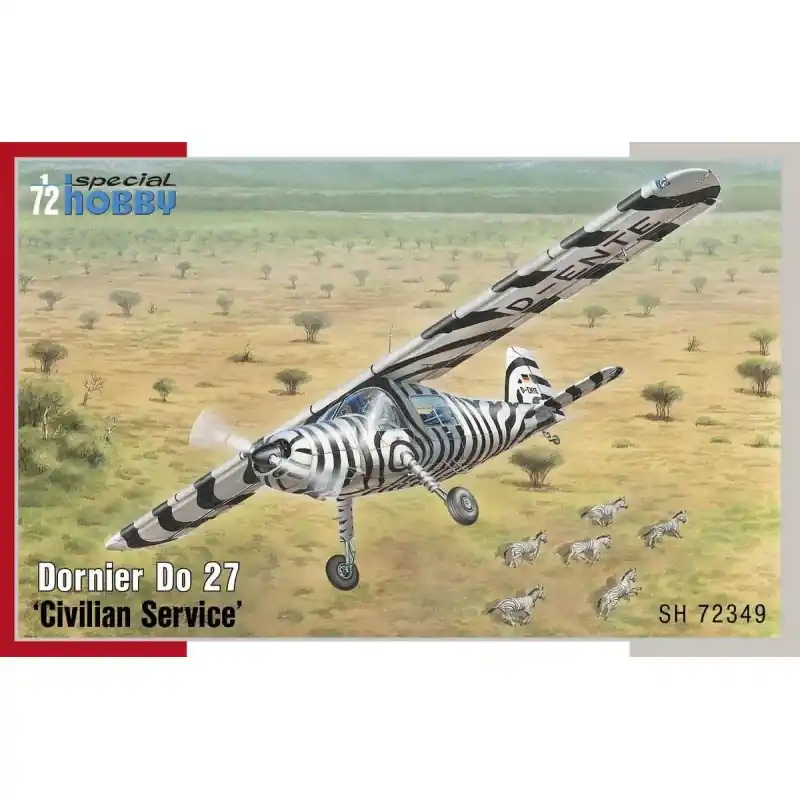 SPECIAL HOBBY 72349 MAQUETTE AVION DORNIER DO 27 "CIVILIAN SERVICE" 1/72 Prix Bas