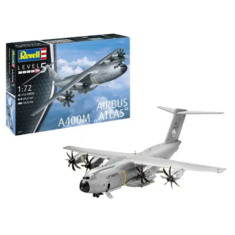 Commander Vite REVELL 03929 AIRBUS A400M "ATLAS" MAQUETTE REVELL 1/72