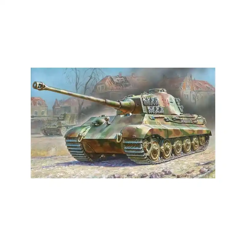 Seulement Aujourd'hui ZVEZDA 3601 MAQUETTE MILITAIRE CHAR KINGTIGER HENSCHEL 1/35