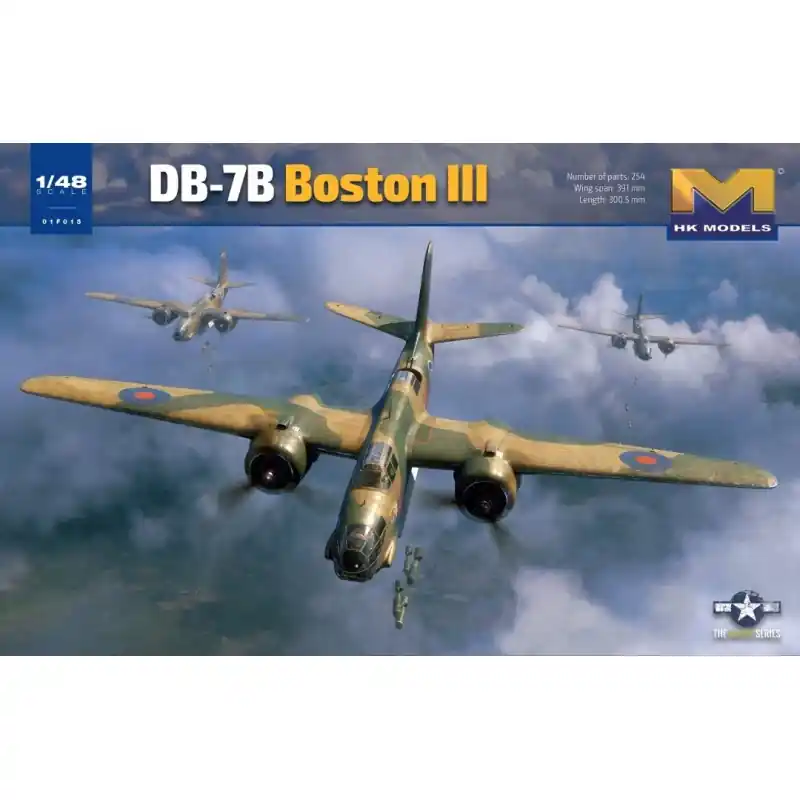HK MODELS 01F015 MAQUETTE DB-7B BOSTON III 1/48 Quantité Limitée