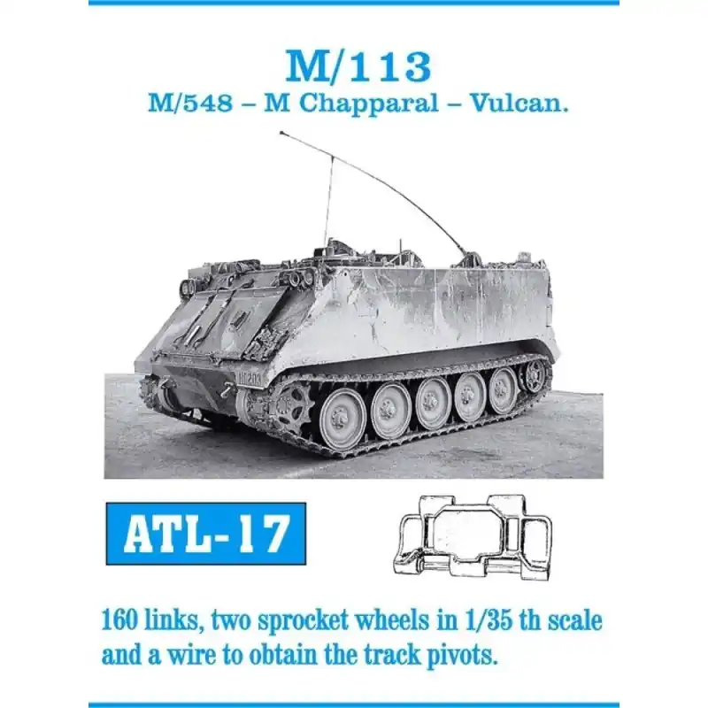 Certifié FRIULMODEL ATL-017 ACCESSOIRE MAQUETTE TRACKS FOR M 113 / M 548 1/35