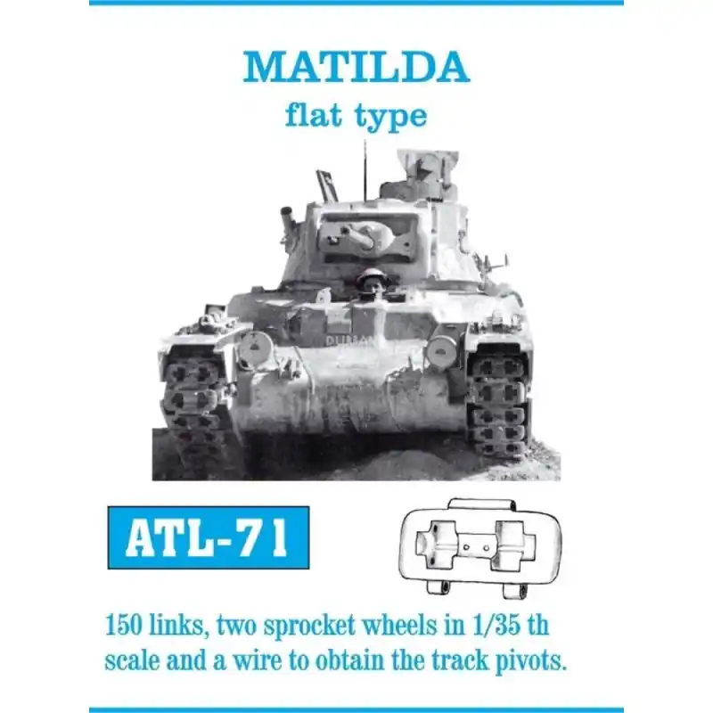 FRIULMODEL ATL-071 ACCESSOIRE MAQUETTE TRACKS FOR MATILDA 1/35 Produit De Marque