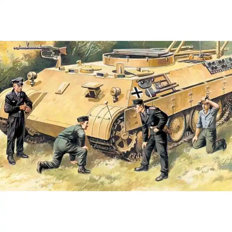 Bon Marché ICM 35211 MAQUETTE DEUTSCHE PANZERBESATZUNG 1/35