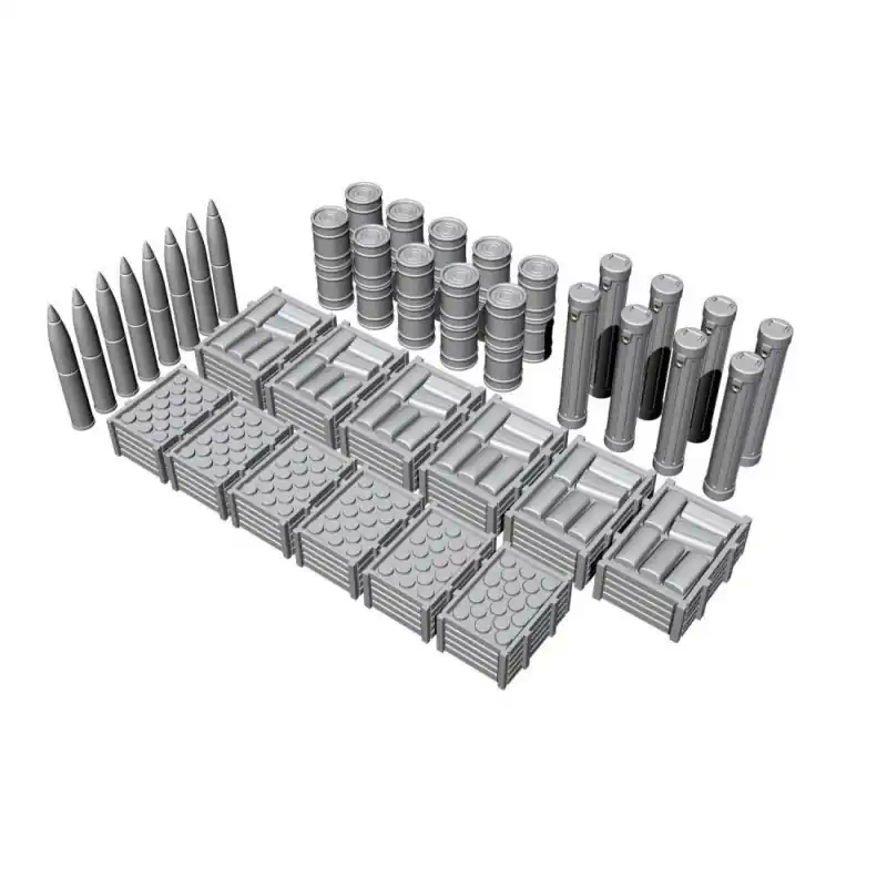 Certifié CMK 129-N72028 U-BOOT VII-IX AMMO AND FOOD SUPPLIES, FOR REVELL KIT 1/72