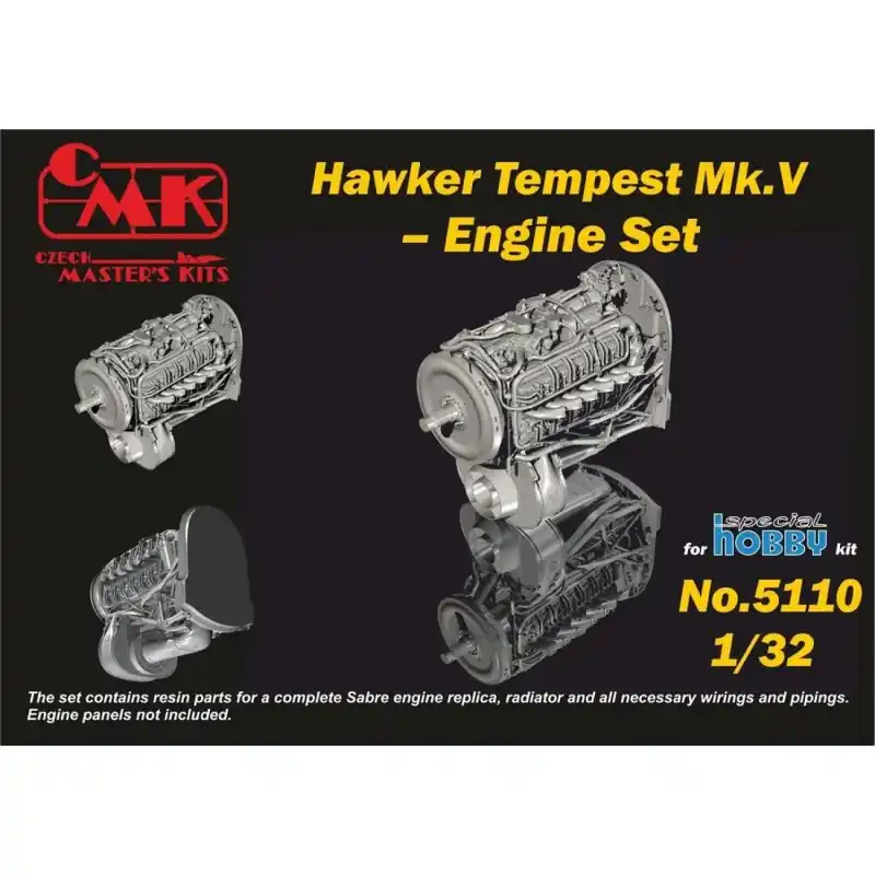 CMK 129-5110 TEMPEST ENGINE SET FOR SPECIAL HOBBY KIT 1/32 Soldes