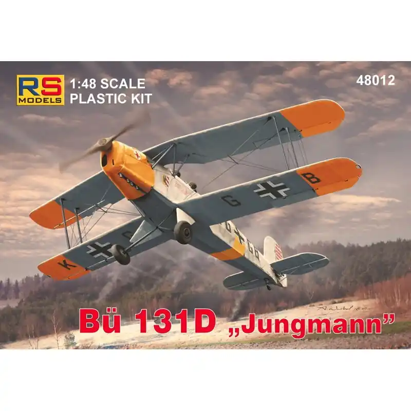 Prix Bas RS MODELS 48012 MAQUETTE BÜCKER 131D 1/48 (5 decal v. for Luftwaffe, Hungary and Croatia)