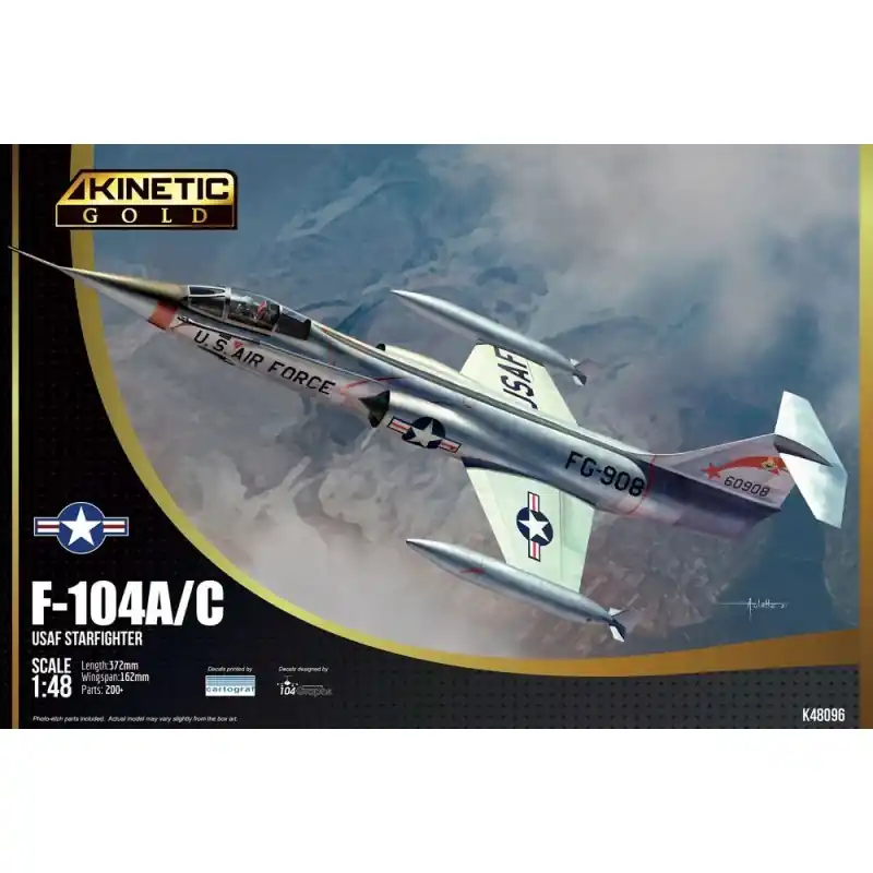 KINETIC K48096 MAQUETTE F-104A/C USAF 1/48 Offre Du Jour