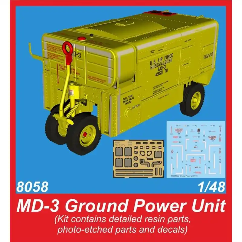 CMK 129-8058 MD-3 UNITÉ D‘ALIMENTATION AU SOL 1/48 Bon Plan