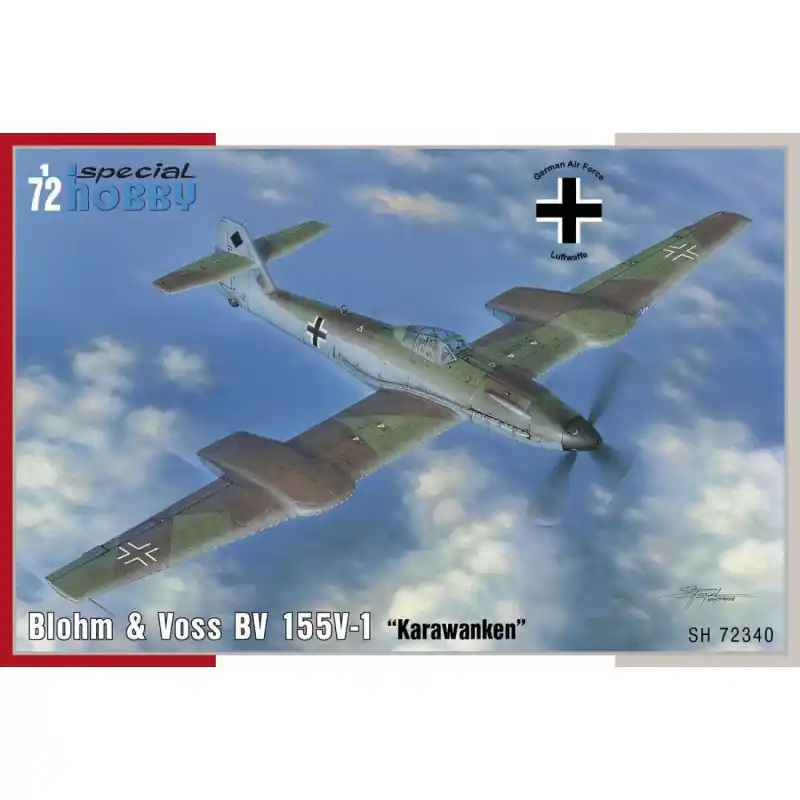 Achat Immédiat SPECIAL HOBBY 72340 MAQUETTE AVION BLOHM & VOSS BV 155V-1 1/72