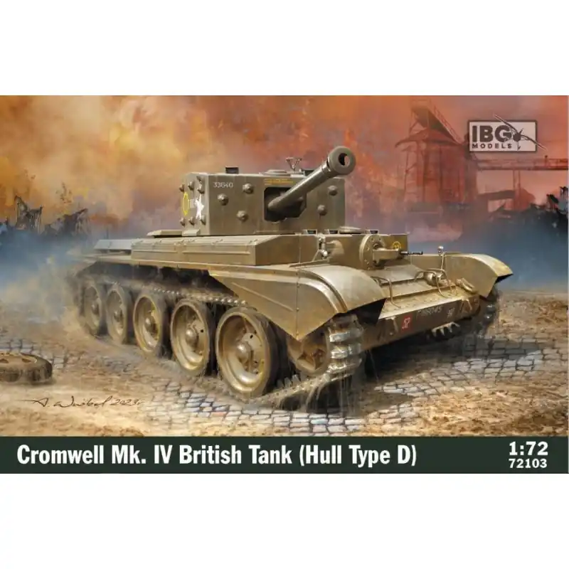 Expédition Rapide IBG 72103 MAQUETTE MILITAIRE CHAR CROMWELL MKIV BRIT.TANK (HULL) 1/72