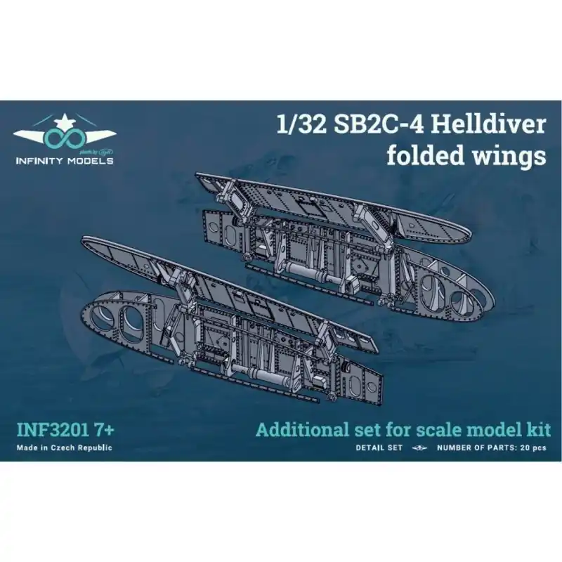 Soldes INFINITY MODELS 3201-07+ SB2C-4 HELLDIVER FOLDED WINGS 1/32
