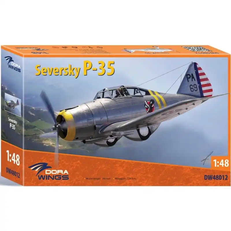 DORA WINGS DW48012 MAQUETTE AVION SEVERSKY P-35 1/48 Produit De Marque