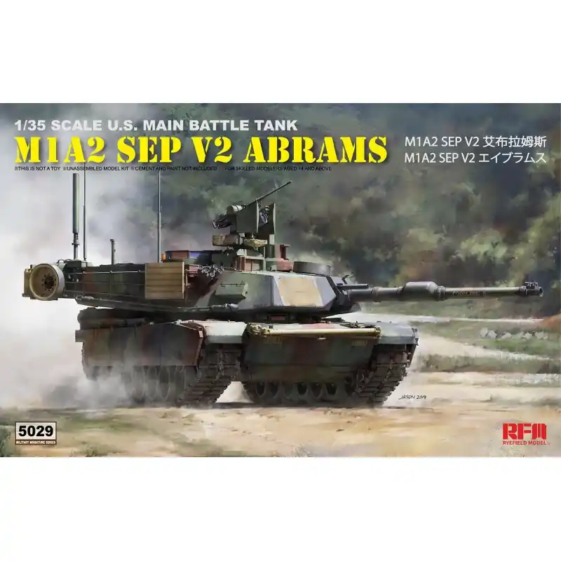 RYE FIELD MODEL 5029 M1A2 SEP V2 ABRAMS 1/35 Affaire À Saisir