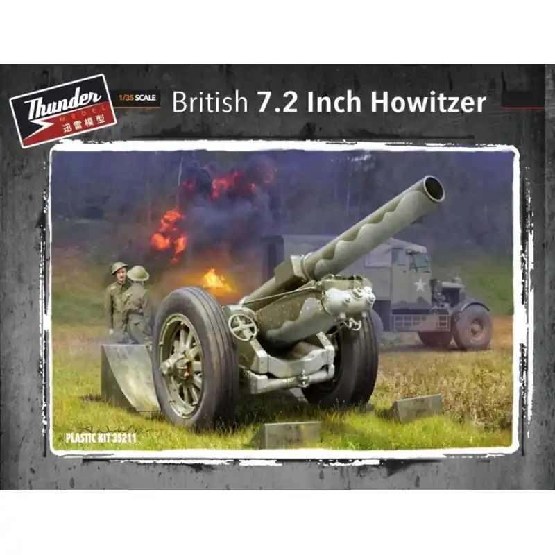 THUNDERMODELS 35211 BRITISH 7.2 INCH HOWITZER 1/35 Nouvel Arrivage