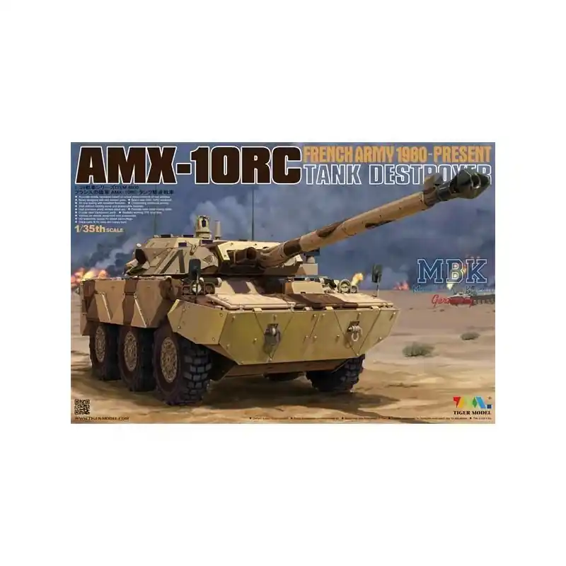 Prix Cassé TIGER MODEL 4609 AMX-10RC TANK DESTROYER FRENCH ARMY 1980-PRESENT 1/35