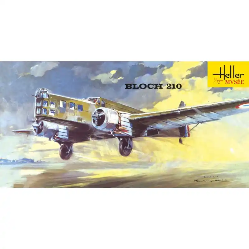 HELLER 80397 MAQUETTE BLOCH 210 MUSEUM 1/72 Seulement Aujourd'hui