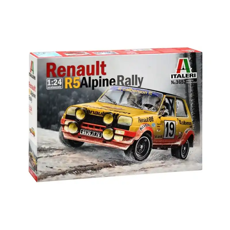 ITALERI 3652 MAQUETTE VOITURE RENAULT 5 ALPINE RALLY 1/24 Usine Directe