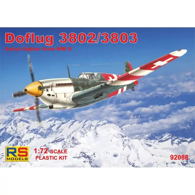 RS MODELS 92088 MAQUETTE DOFLUG D-3802/D-3803 1/72 (3 decal v. for Switzerland) Expédition Rapide