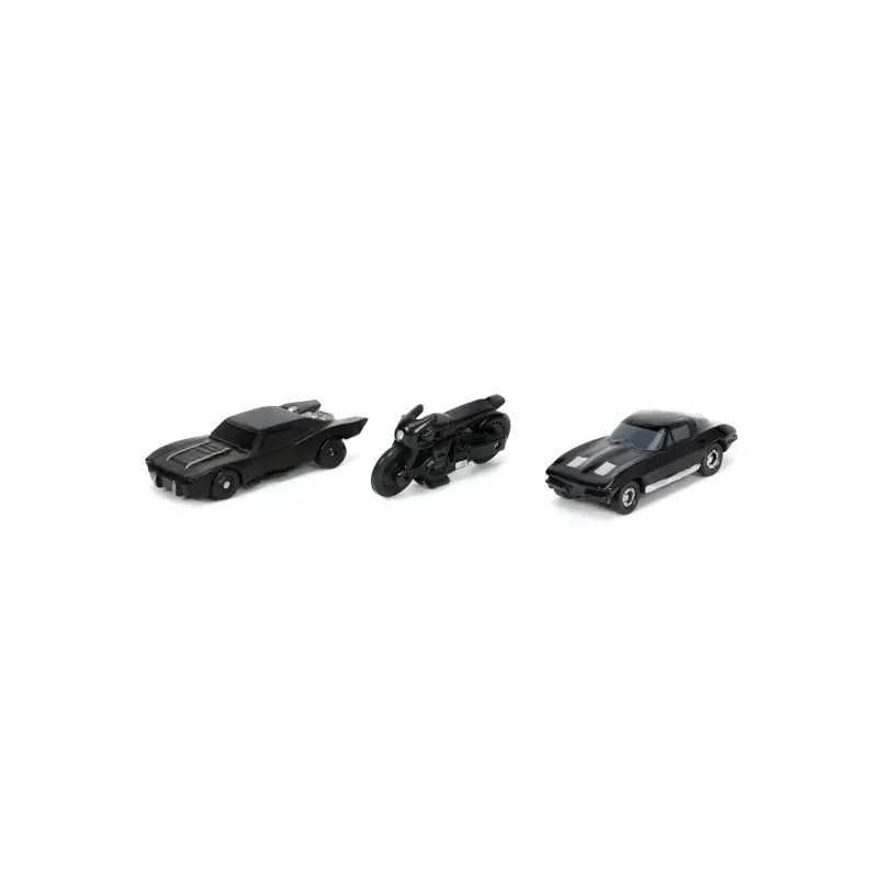 JADA 32043 MINIATURE NANO THE BATMAN 3 CAR SET DC COMICS Bon Marché