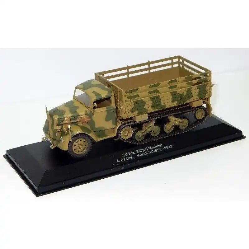 MINIATURE VÉHICULE MILITAIRE BLINDÉ SD.KFZ. 3 OPEL MAULTIER USSR - 1943 1/43 Affaire À Saisir